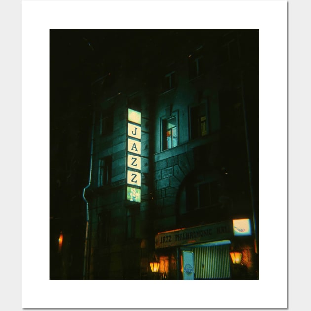 Jazz philharmonic hall in the city of Saint Petersburg // Night photography Wall Art by MSGCNS